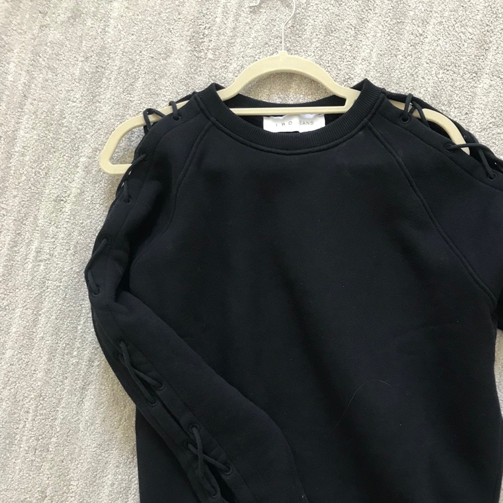 IRO jeans Nakina Lace up sweatshirt